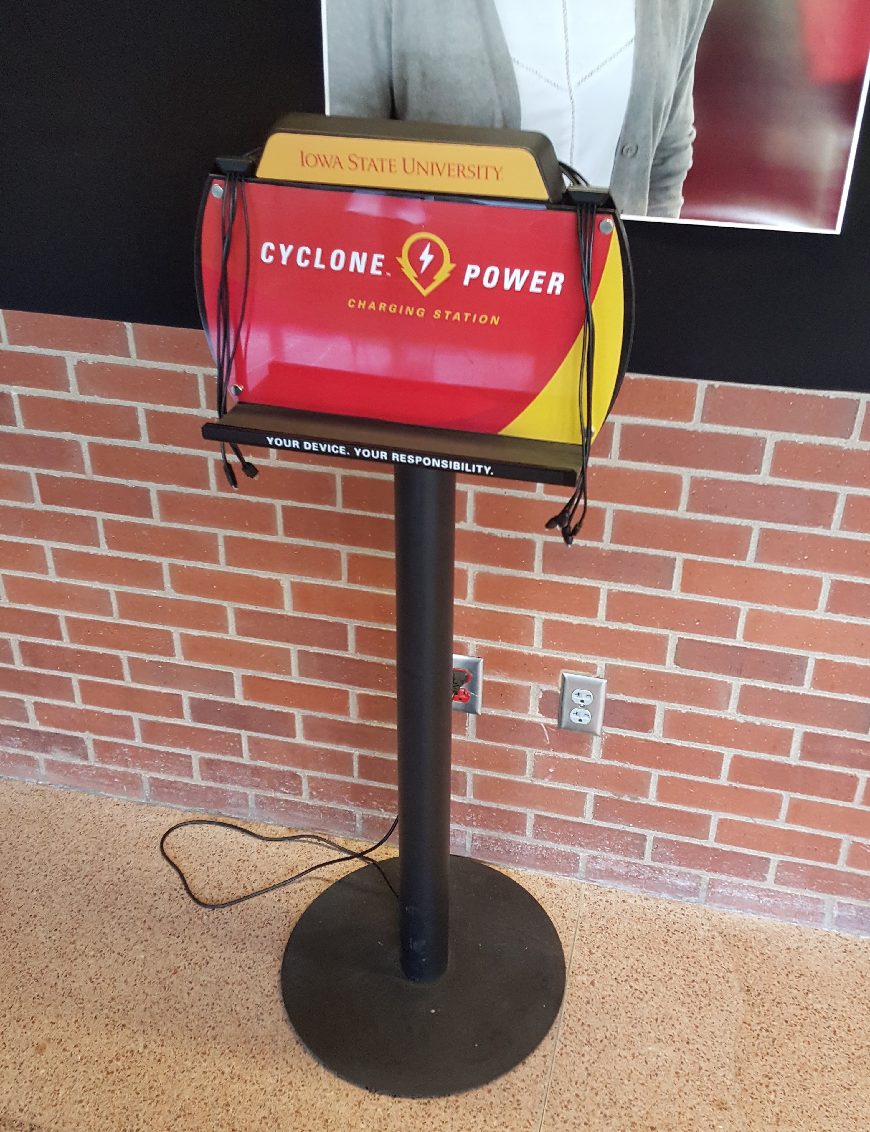 photo of a charging station